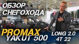 ОБЗОР народного снегоход PROMAX (Промакс) YAKUT 500 LONG 2.0 4T 22 от мотосалона X-MOTORS