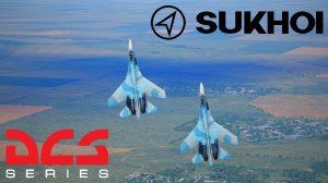 DCSWorld. Полёт на Су27. Flight on Su 27.