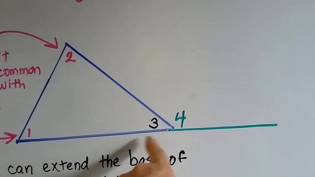 Grade 8 Math #11.2f, Exterior angles and Remote Interior Angles