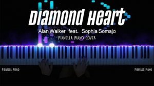 Alan Walker - Diamond Heart (Piano Cover by Pianella Piano) [ft. Sophia Somajo]