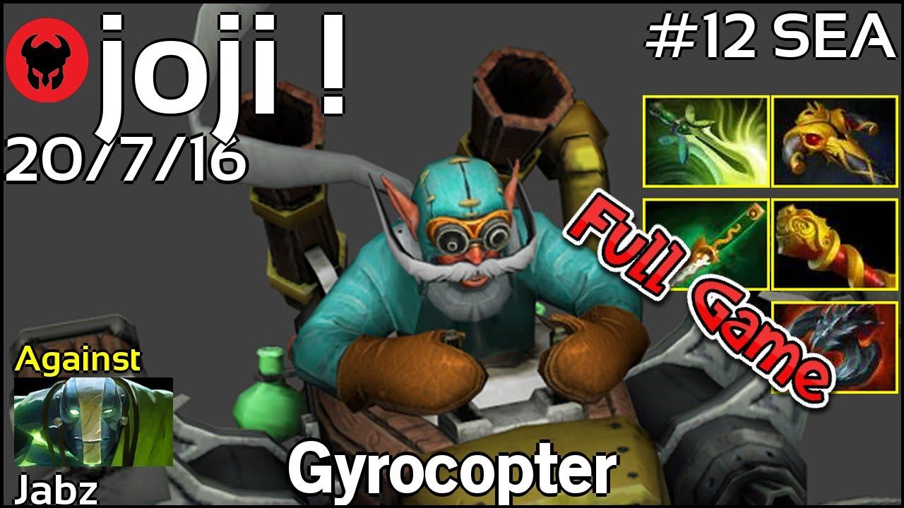 joji ! plays Gyrocopter!!! Dota 2 Full Game 7.20 смотреть онлайн