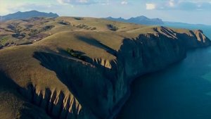 Полёт над мысом Меганом. Крым 2017. DJI Phantom 2 Vision+