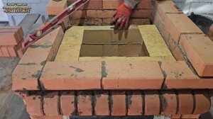 Печь камин с духовкой из витебского кирпича.