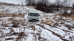 УАЗ 2206 "Буханка" Осенние покатушки по глубоким лужам.