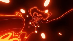 VJ LOOP NEON Red Golden Metallic Tunnel Abstract Background Video Simple Lines Pattern 4k