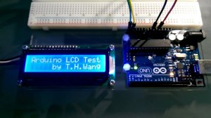 Arduino UNO controls LCD 1602