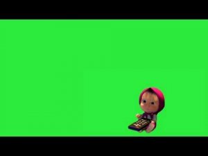 Хромакей Маша переключает каналы