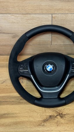 Перешив руля BMW X3 по индивидуальному дизайну