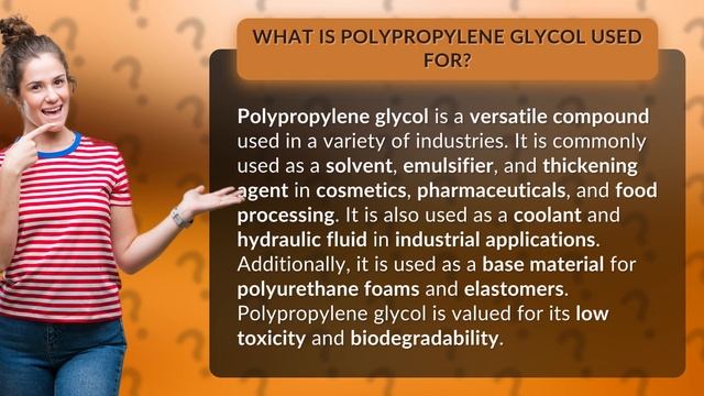 What is polypropylene glycol used for? смотреть онлайн