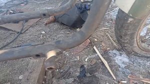 Самодельный квадроцикл из Урала, амортизаторы на заднюю подвеску ЧАСТЬ 5