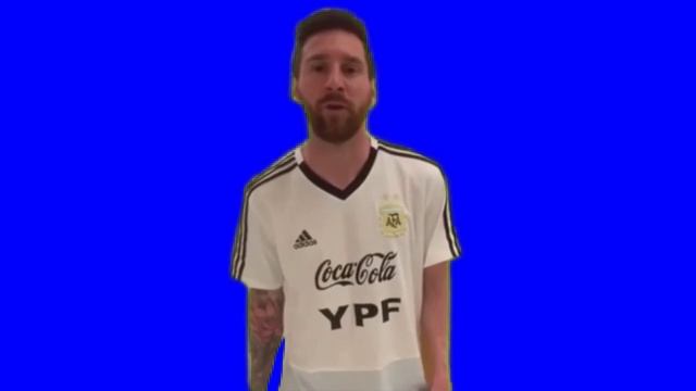 MESSI MANDANDO UN SALUDO A LA COSCU ARMY *EN FONDO AZUL* смотреть онлайн