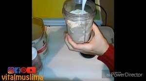 vitalmuslima - Bananen-Erdnuss-Protein-Shake (vegan)