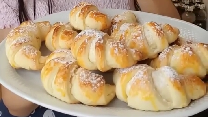 Творожные РОГАЛИКИ...🥐☕😋