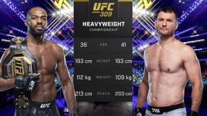 Джон Джонс против Стипе Миочича Полный бой - UFC 309 (UFC 5)