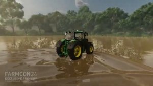 Игровой процесс FS25 - Вождение по воде (волны и движение) | Farming Simulator 25 #fs25 #фс25