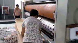 Линия производства гофрокоробов SAFR большого формата (ширина заготовки 3,5 метра)