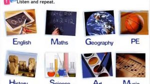 English for children Spotlight 3 Page 14 ex 1 School subjects SD, 480p