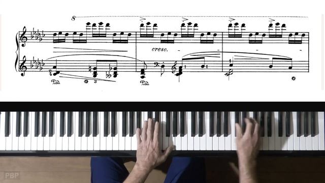 Chopin Etude Op.10 No.5 ♩ = 105/110 TUTORIAL Tempo смотреть онлайн