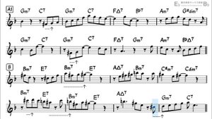 Tea for Two - Easy Solo Example for Alto Sax