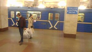 Нижегородское метро. "Номерной" 2 2 2 на станции "Московская"