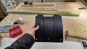 Гнутая деталь из СВМПЭ 15 мм