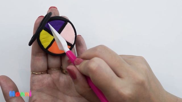 DIY How to make Polymer Clay Miniature Makeup Sets Eyeshadow Lipstick | Honni