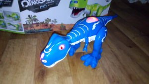 Игрушка Динозавр (музыка, звук, свет, ходит, открывает пасть) Дракон
