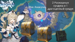 Genshin Impact. Гайд на решение головоломки. Пик Амакумо. Инадзума.