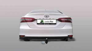Установка фаркопа Leader ТСУ T124-A. TOYOTA CAMRY VIII (седан) номер кузова (ХV70) 2017 - … г. в.