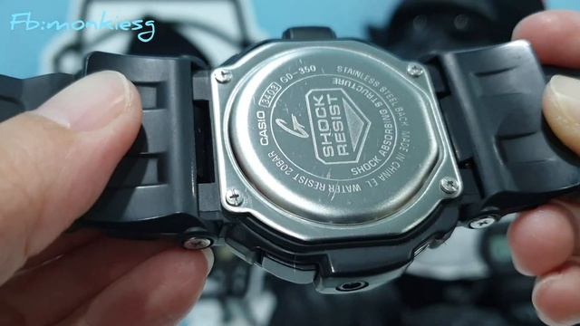 (SOLD) USED G-Shock GD-350-1C смотреть онлайн