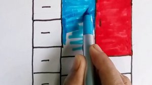 Красочный рисунок шкафа,  раскраска для детей