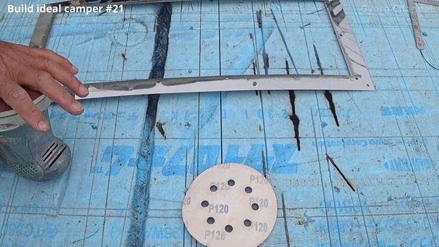 キャンピングカーDIY エアコン室外機の排気口を作る смотреть онлайн