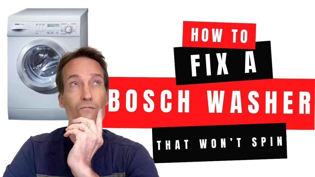 ✨ Bosch Washing Machine Won’t Spin - Easy DIY Fix ✨ смотреть онлайн