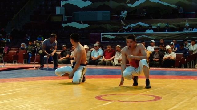 Спорт. Кыргыз курош. Турнир на призы ЗТ КР А.Кибраева. Часть 1