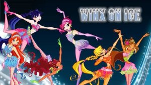 ВИНКС КЛУБ "Катаемся на льду вместе"  -Winx club игра мультик