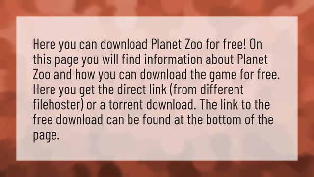 Can you get Planet Zoo for free? смотреть онлайн