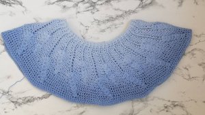 Кокетка крючком для топа или кофточки