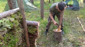 Строительство убежища в лесу | Заблудившийся в лесу | Сходили за грибами
