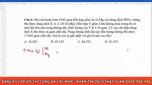 Chữa Đề Thi Đánh Giá Năng Lực Bộ Công An Môn Hóa 2023 - Đề Số 02 - Lớp Ôn Thi Công An Chuyên Biệt