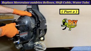 Replace Mercruiser alpha one gen 1(2) outdrive bellows - PART 2