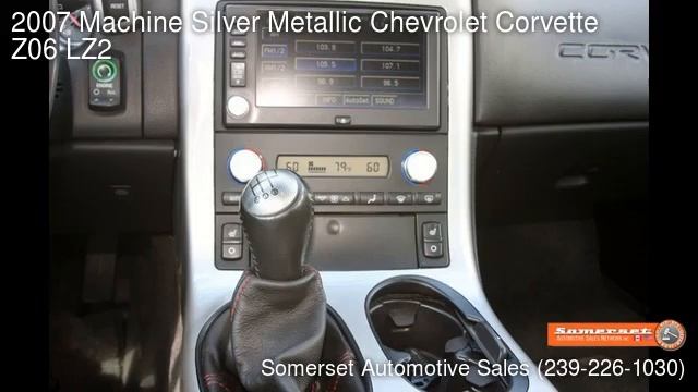 2007 Machine Silver Metallic Chevrolet Corvette Z06 LZ2 - Fort Myers, FL 33912 - Used Cars смотреть онлайн