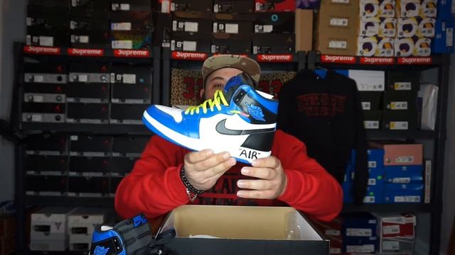 OFF-WHITE JORDAN 1 CUSTOM!!! HONESTLY THESE LOOK BETTER THAN THE ORIGINAL!!! смотреть онлайн