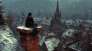 Dark Academia Music with Solitary Winter Scene Dark Piano Instrumentals & Gothic Ambience