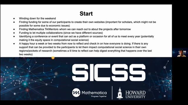 Day 10 Welcome and logistics: SICSS-Howard/Mathematica 2021 смотреть онлайн