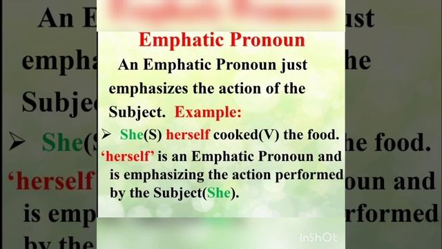 Difference between the Reflexive and the Emphatic Pronouns👍 смотреть онлайн