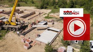 Укладка плит перекрытия на объекте GOODRICH 110x2 (КП Британника).