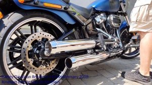 2018 Harley Davidson Rinehart Racing Slip-On compared to Vance & Hines Eliminator 300 sound