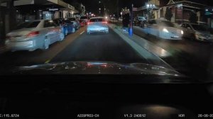 Viofo A229 Pro 4K 21:9 Dash Camera sample (new v1.3 update) (front night footage, HDR on and CPL on