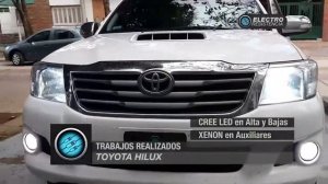 TOYOTA HILUX Xenon (AUXILIARES) Creeled (ALTA y BAJA)