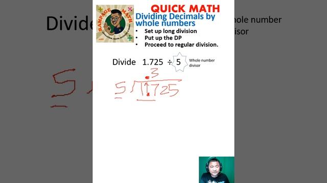 Decimals 8: Division by A Whole Number